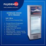 SHOWCASE CHILLER W/ FREEZER ON TOP