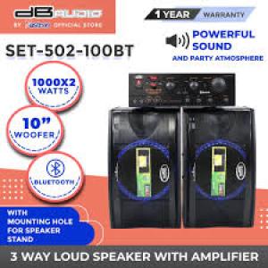 SPEAKER AND AMPLIER SET